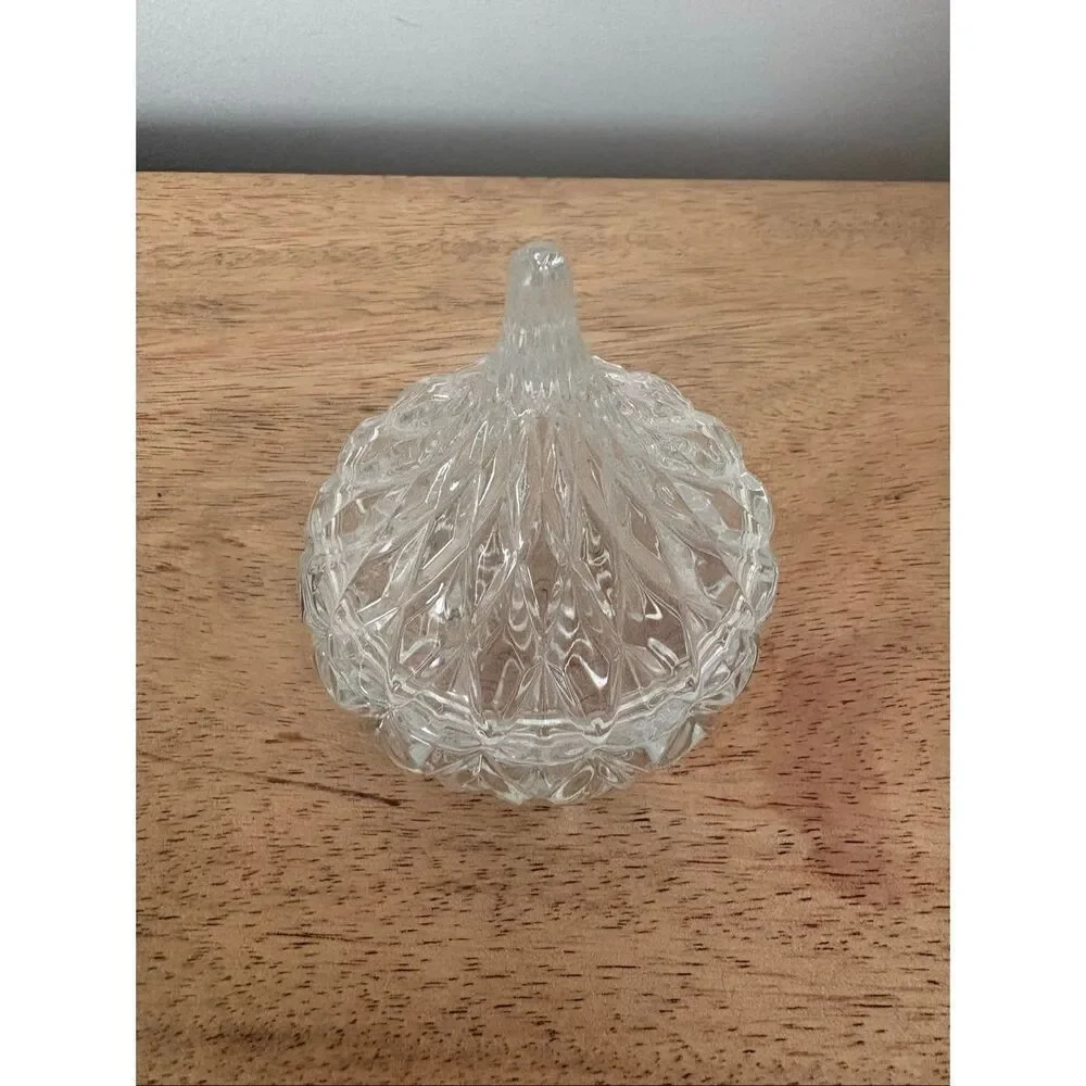 Godinger Crystal Famous Hershey Kiss Crystal Candy / Trinket Dish